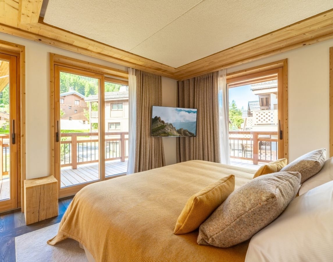 Chambre master - Chalets Irbis - Courchevel Le Praz